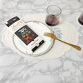 Hot Sale Customized Printing Design Fashion Silicone Dining Table Mats  Embossing  Placemats