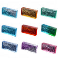 Glass Crystal Brick Partition Wall Transparent square Colored bar Counter Bathroom Partition bar Ultra-clear Ice-patterned Brick