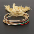 Wholesale Handmade Bohemian Couples Bracelet  Gold Miyuki DB Seed Beads Bracelet Customized