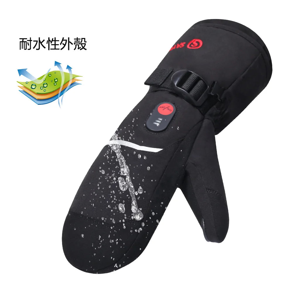 Thin Heated Glove Liners USB Electric Hand Warmer Winter Hiking Climbing Driving Snowmobile Thermal Unisex
