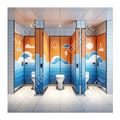 Children Public Toilet Partition Compact Hpl Cubicles Privacy Toilet Partition Cubicle Modern School Doors Stainless Steel Color