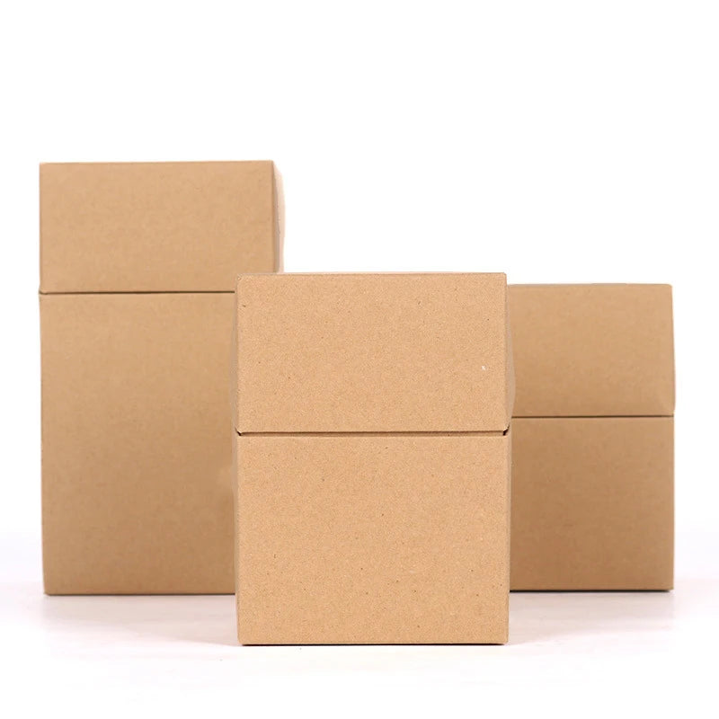 Wholesale Factory Custom Portable Recycled Brown Kraft Paper Honey Tea Bag Gift Packing Box