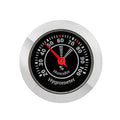 New Arrival 38mm Metal Stainless Steel Round Mini Cigar Thermometer Hygrometer for Cigar Humidor