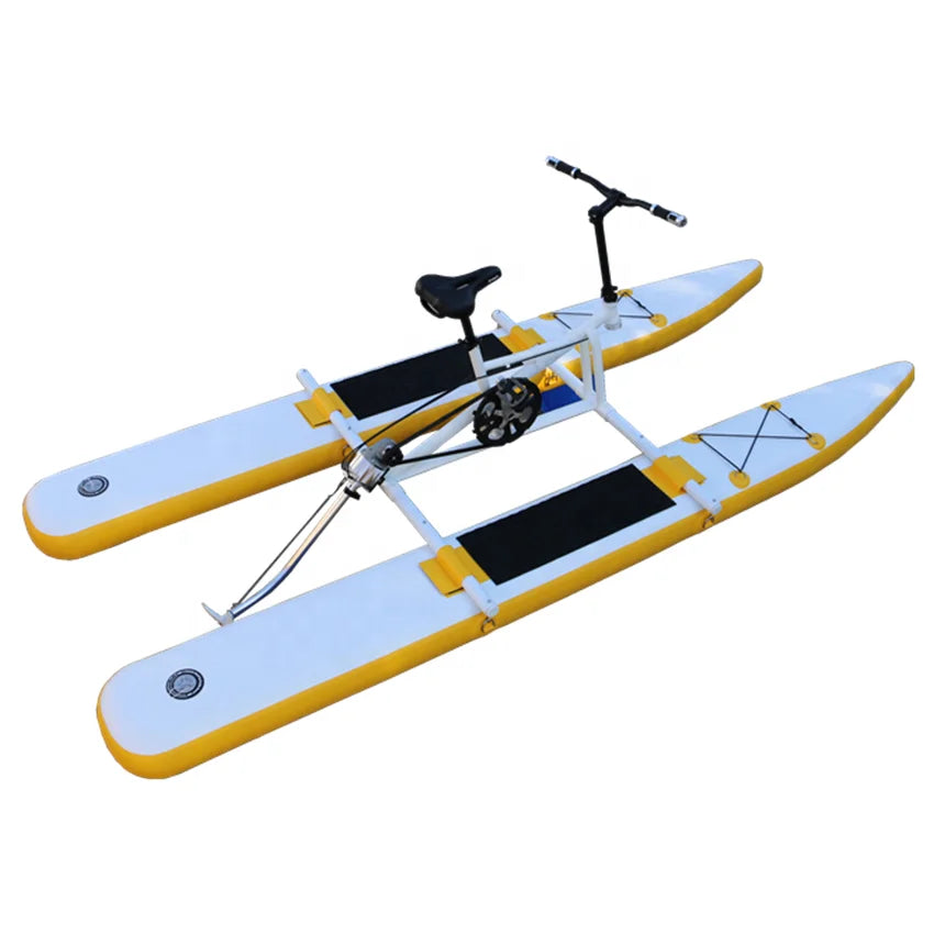Hot Selling High Quality Gold PVC Inflatable Water Bike