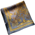 Brand Bandannas 100% Natural Pure Silk Scarf 110cm Mulberry Silk Scarfs Designer Women Hems Rolling Luxury Summer Shawl