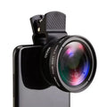Factory Price Mobile Camera Lens with Clip 0.45X Wide Angle 12.5X Macro 2 in 1 Professional HD Cell Phone Phone Camera Lens MegaBDM