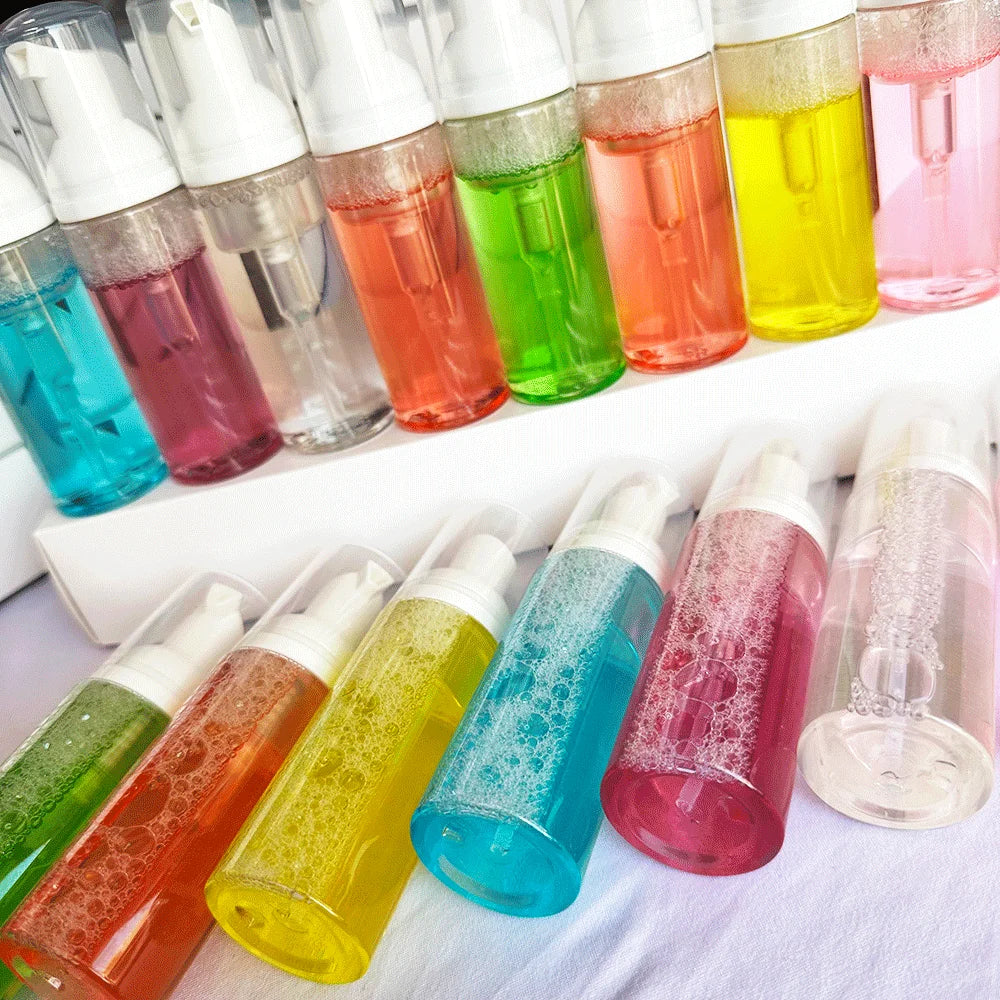 Wholesale 60ml 100ml Lash Cleanser Eyelash Cleaning Shampoo Private Label Oil Free Lash Cleanser Eyelash Extension Foam Shampoo