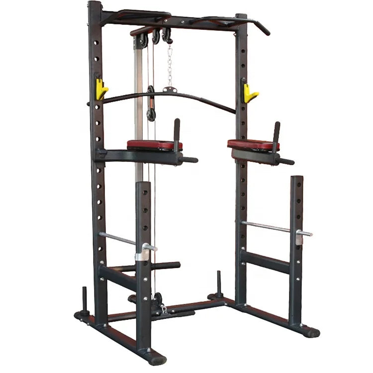 PINJIAN Home Gym Equipment Fitness Professional Weights Power Rack Multifunctional Gym Cage with Cable
