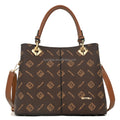 2024 Fashion Retro Printed Crossbody Sling Purse Zipper Closure Tote Hand Bag for Women Shoulder Bag Purse Handbags