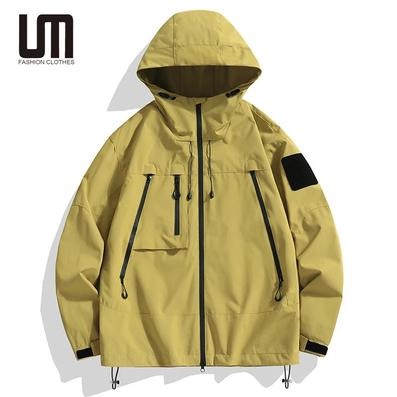 Liu Ming Customized Wholesale Autumn Fashion Men Outdoor Windproof Casual Camping Hiking Jackets Coats