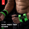 LS0665 High Quality Nylon Wrist Wraps Weightlifting Polyester Wrist Band Brace