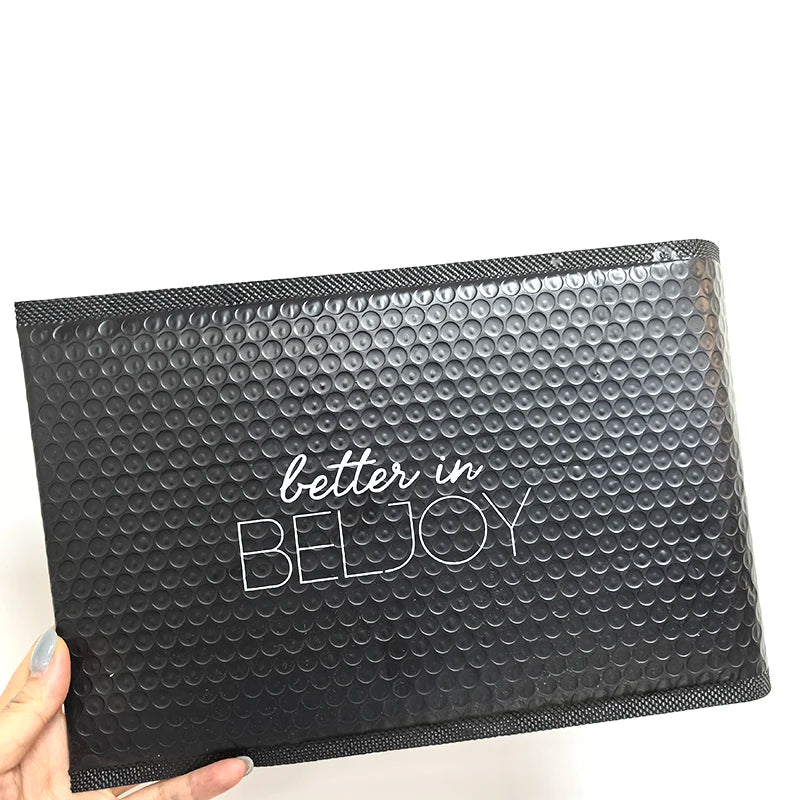 Customize 15x20cm Black Shipping Envelope Bag Jewelry Packing Bubble Mailing Bags Bubble Padded Envelopes