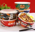 Factory Wholesale Biodegradable Salad Bowl Coated With Pla Lid Eco Friendly Disposable Kraft Paper Bowl