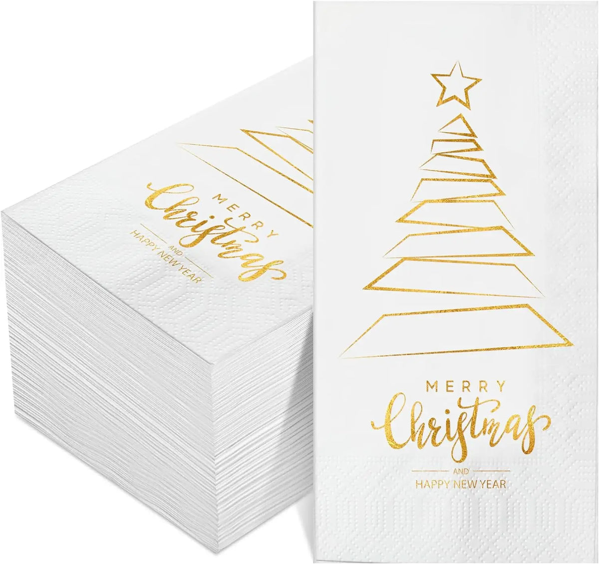 Hot Stamping Printing Color Decorative Cocktail Paper Napkin Christmas Paper Dinner Napkins