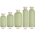 Cosmetic Package Bottles Set with Custom Label and Logo for Shampoo Lotion Oil Cleaning Liquid Package Bottles 200ml 300ml 400ml