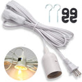 Hanging Lantern Lamp 18AWG Plug in Pendant Light Cord Kit Braided Lighting Cable Cloth Covered Wire Power Cord