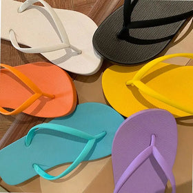 Custom Summer Slipper Durable Pvc Flip Flop for Ladies Woman Beach Slipper