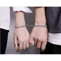 Magnetic Charm  Bracelet Vows  Adjustable Rope Couple Bracelets for Couples Best Friend
