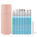 Custom Logo Nail Art Design Brush on Nail Glue Pen Painting Tools Acrylic Set Fashion Nail Brush