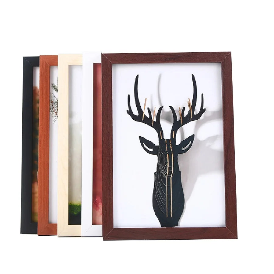 Wooden Photo Frame with UV Printing | Custom Wall & Table Picture Frame for Home Decor
