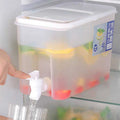 Factory Wholesale 3.5L 4L 6L Plastic  Ice Water Fruit Teapot Cold Kettle With
