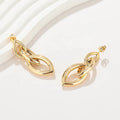 Joyeria Women'S Drop Stud 18K Gold Plated Earrings Wholesale Fashion Jewelry for Women Earrings and Accessories