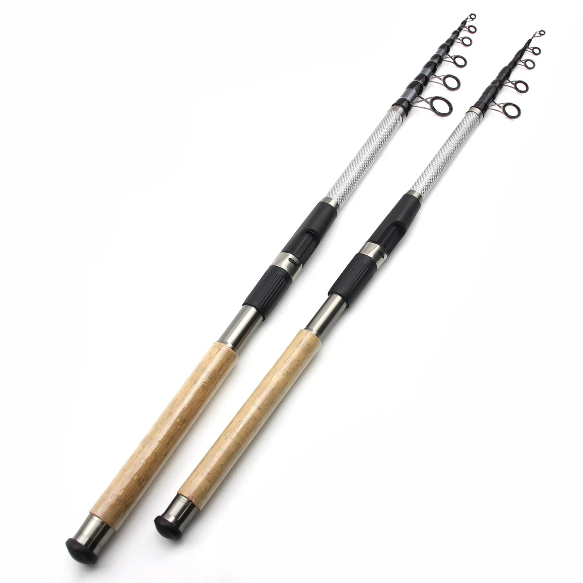 Hot Sale Ultra-short Fiberglass 2.1m 2.4m 2.7m 3.0m 3.6m Telescopic Spinning Fishing Rod