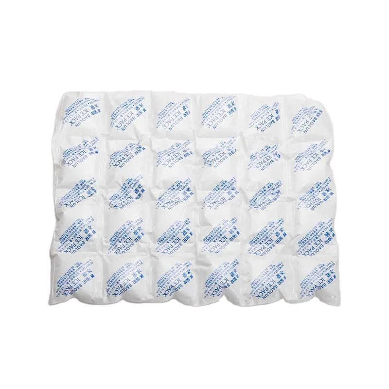 BAOLUN Water Absorbent Ice Pack Freezer Food Fresh Ice Pack 24 Cells Ice Cube Bags Hot Selling 390*290mm 26.6g