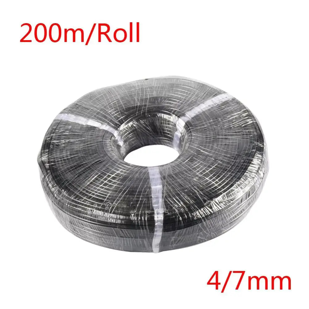 4/7mm Hose Garden Water Pipe PVC Micro Drip Irrigation Tube