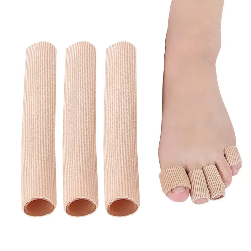 Toe Cushion Tube Toe Tubes Sleeves Soft Gel Corn Pad Protectors for Cushions Corns Blisters Calluses Toes and Fingers