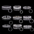 Starsgem Custom Latest Fashion Style Fine Jewelry Spinable 10k 9k 14k 18K White Yellow Rose Gold Moissanite Wedding Ring Band