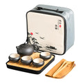 2023 Online Hot Sale Black Kung Fu Ceramic Japanese Tea Chinese Ceramic Cup Pot Set