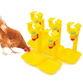 Automatic Chicken Nipple Drinkers Poultry Drinker Cup Broiler Chicken Water Nipple Drinker with Hanging Drip Cup for Sale