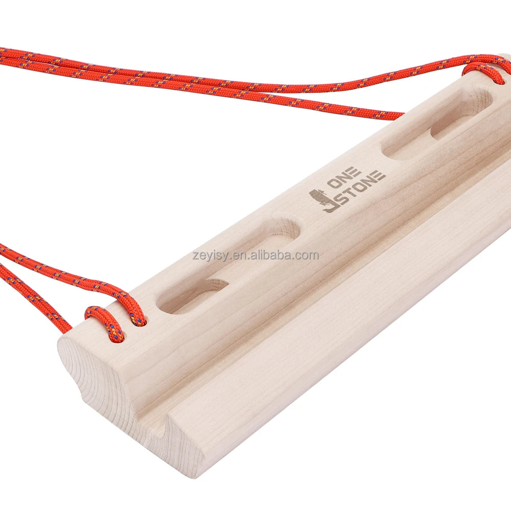 2024 Best Indoor Bouldering Training Climbing Wall Portable Wooden Rock Climbing Hangboard MegaBDM