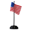 Vivid Polyester Weather Resistant Durable Office Custom America Table Flag Printed Desk Flags