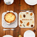 Topjlh White Polyester Sublimation Pot Holder Blank Bulk Wholesale for Kitchen Dining Home Decor and Commercial Cooking Use