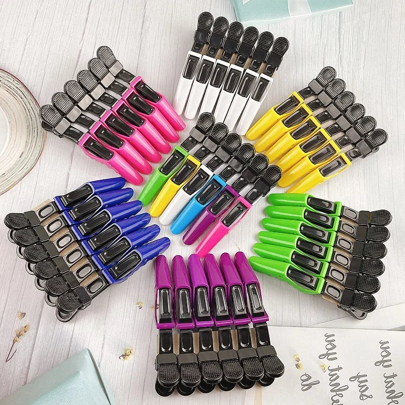 Professional Plastic Alligator Hair Clip Sectioning Clamps Crocodile Hairpin 5 Colors Girls Salon Styling Tools Daily Life
