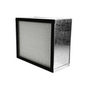 Customized Wholesale Aluminum Galvanized Frame Silver Mini Pleated H13 Hepa Air Ventilation Filter 99.95% Efficiency 0.3m