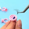 Hot Heart Shape Glue Ring Volume Ring Eyelash Extension Tools Glue Holder Blue /Pink/ White Eyelash Glue Rings MegaBDM