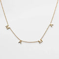 Mother's Day Gift 925 Sterling Silver MOM MAMA Letters Name Necklace