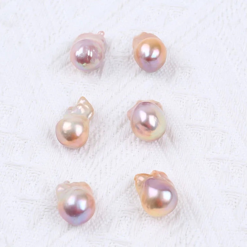 Zhuji Pearls Wholesale 15-18mm Baroque Natural Pink Loose Pearl Beads Grade a Third Party Certified for Making Jewelry