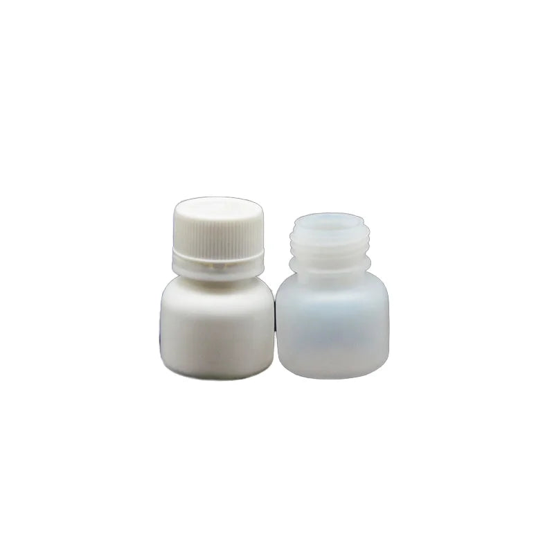 Factory 4ML HDPE White Translucent Plastic Medicine Bottle Small Capacity Dry Powder Pill Tablet Solid Bottle