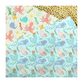 Custom Digital Printing 100% Cotton Fabric Cute Marine Animals Printed for Girls' Clothing-Organic Woven Dress and Shirt Use