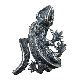 AA016409 Simple Animal Fashion Red Eyed Lizard Ring Fashion Jewelry Men's