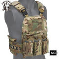 FCPC V5 Tactical Vest Plate Carrier Quick Detach With Front Mag Insert Pouch and Back Zipper Module for Hunting Vest