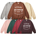 DOVEARK 300G 59.6% Cotton 40.4% Polyester Milk Fiber Sweatshirt Oversized Hoodies Quality Oversize Sweaters