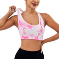 FLW Custom Logo Vest Seamless Summer Ladies Crop Tank Top Sports Bra Women's Tie Dye Tank Top