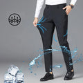 Mens Dress Pants High Stretch Ice Silk Official Trousers Wrinkle Free Quick Dry Japanese Sweatpants Casual Outfits Golf Pants
