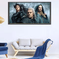 Mandy Friedrich High-End LS 5D DIY Diamond Painting Kit Short Lint Cloth AB Rhinestone Embroidery Portrait Poster Cartoon Style