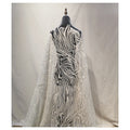 Fashion Sequin Beaded French Tulle Lace Fabric African 3D Handmade Beads Lace Fabric for Wedding Dresses